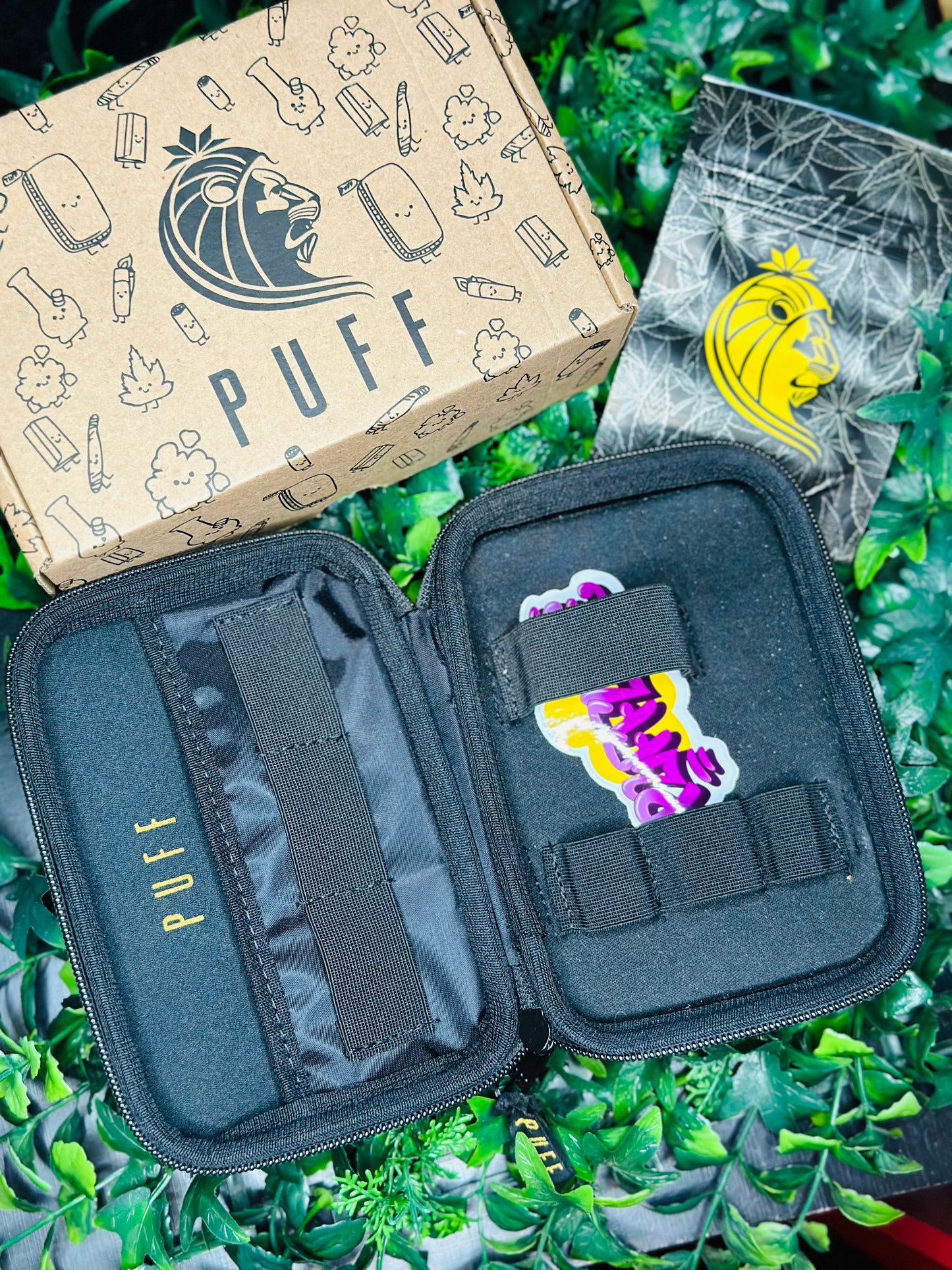 Case Puff Life Clássico Preta