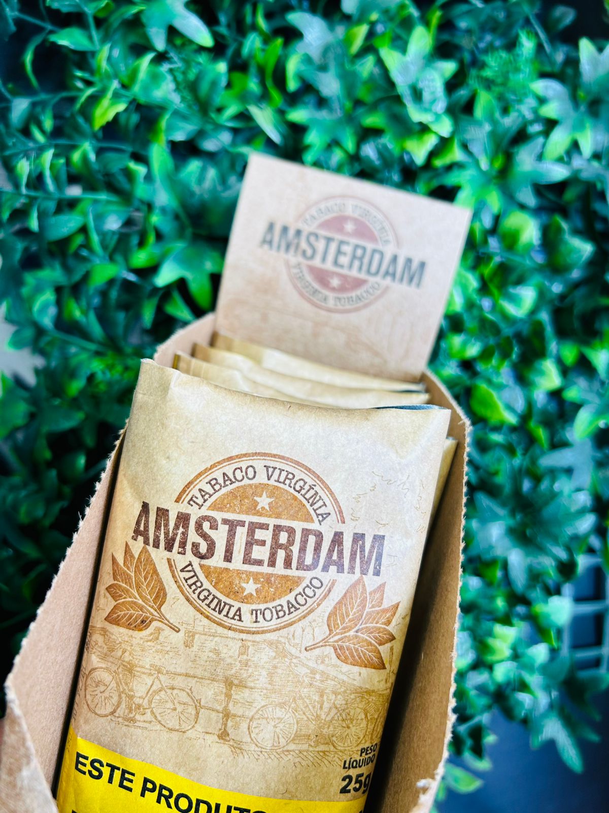 Tabaco Amsterdam Organico - Pacote 25g