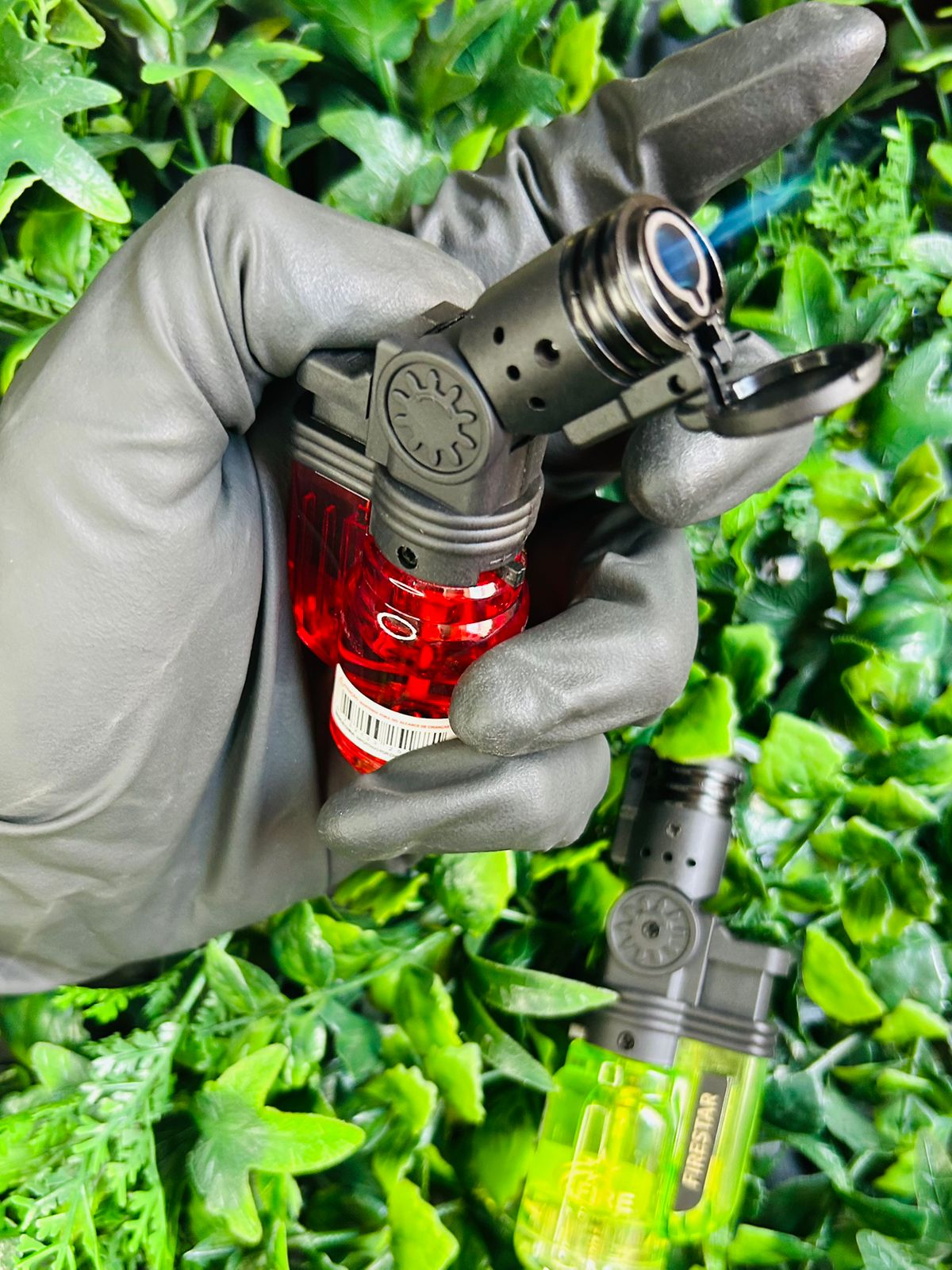 Isqueiro Maçarico Firestar Curvo - Cores Sortidas (Un.)